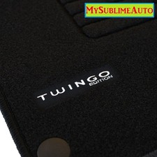 Tapis De Sol Renault Twingo 3 III Depuis 2014 Edition Logo Velours Brodé NEUFS