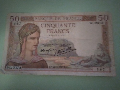 Billets francs type - billets, 50