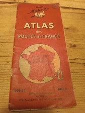 Atlas Pneu Michelin Des Routes De France 1951 Service Tourisme 