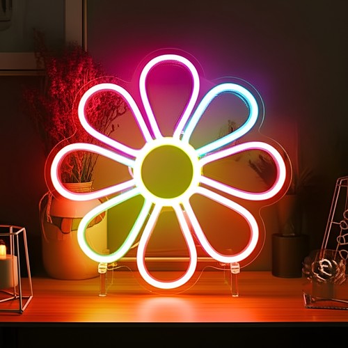 Fleur led néon - fleur,