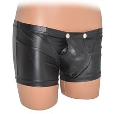 Boxer en cuir avec boucle en