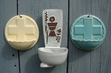 lot de 3 bénitiers de maison