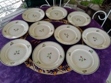 10 Assiettes Plate Moulin des