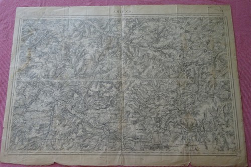 Carte etat major xixè - carte,