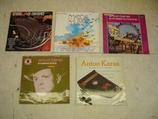MARTIAL MURRAY/ ANTON KARAS- Cythare- Lot de 5 LP