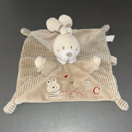 Nicotoy doudou lapin plat - doudou,