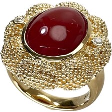 Bague US 6,2 renard rouge