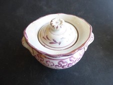 sucrier faience Anglaise