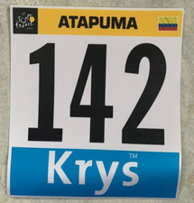 CYCLING ciclismo Dossard Tour