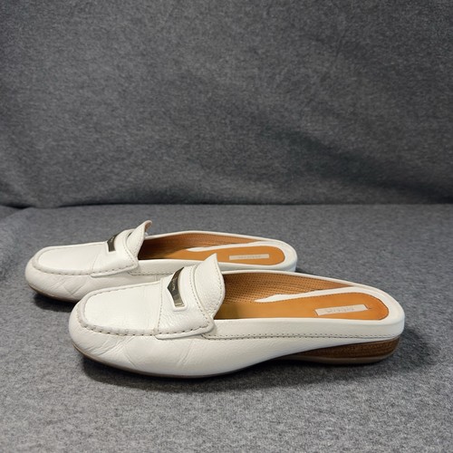 Geox white leather - geox, backless