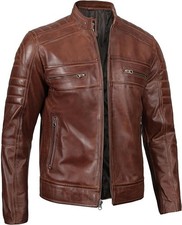 Veste en cuir pour homme -
