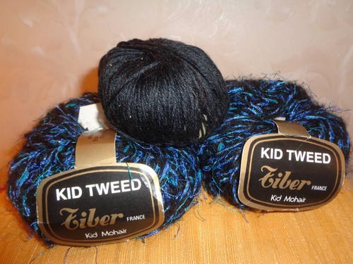 Pelotes kid tweed - tweed, tiber