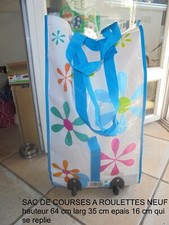 SAC DE COURSES A ROULETTES
