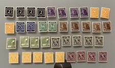 1945 - 1948 Germany - 38 Stamps - Deutsche Post - Allied Military Post