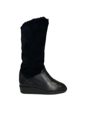 Rare vintage Christian Dior Après-Ski boots in leather and genuine fur