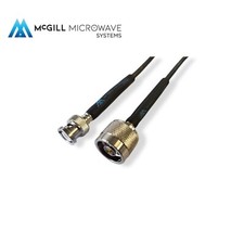 Câble Coaxial RG58 LSZH N Mâle Vers BNC Mâle Moins De Perte Double Blindé RG