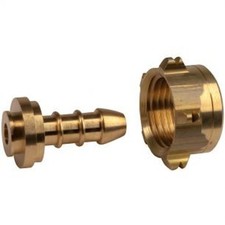 Raccord GAZ  2 pièces -  écrou bouteille - tétine - Directement sur Bouteille