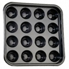 Support De Boules De Billard Noir Robuste Pour 2" Ou 2 1/4" 16 Boules