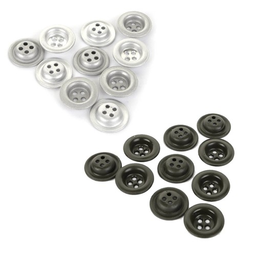 Boutons plats allemands