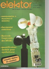 ELEKTOR N°64 ANEMOMETRE A MAXIMA ET MINIMA / THERMOSTAT EXTERIEUR / SYNTHE.
