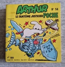 5 livres arthur le fantôme justicier poche n°5,9,11,14,16,occasion,état correct