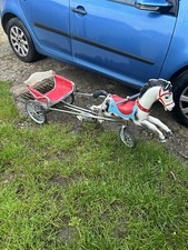 ancienne voiture à pédales sulky annees 60/70 Deco vintage 