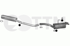 PEUGEOT 806 EXPERT 1.9 D 2.0 D 2.1 D 1994-2002 Ligne D'échappement Silencieux+