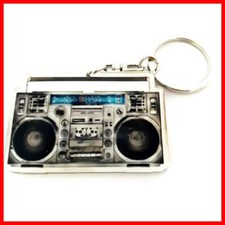 GHETTO BLASTER PORTE CLE !  Radiocassette Mini Chaine 1970-1980 70 80 Sono Music
