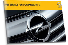 Opel nettoyer allemand Carnet d'entretien 2010-12 
