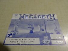 TICKET BILLET DE CONCERT -