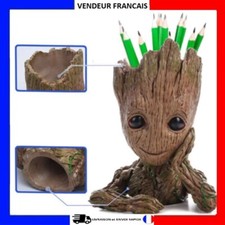 Figurine Jouets Baby Groot Porte-Stylo Pot De Fleurs Bureau Déco Gardiens Galaxy
