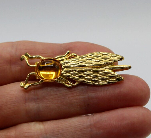 Ancienne broche insecte cigale - ancienne,