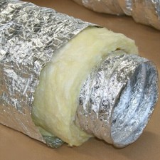 Gaine aluminium isolée épaisseur 25 mm Longueur 10 m - Ø125