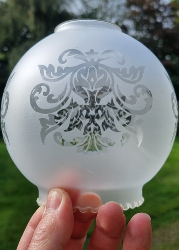 Ancien petit globe cristal - ancien, en