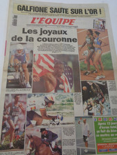 💥Journal L'équipe 03/08/1996 - Jeux Olympiques - Héros d'Atlanta -