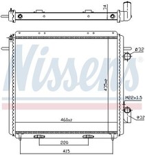 RADIATEUR RENAULT RAPID