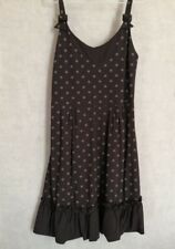 Robe marron doublée polyamide