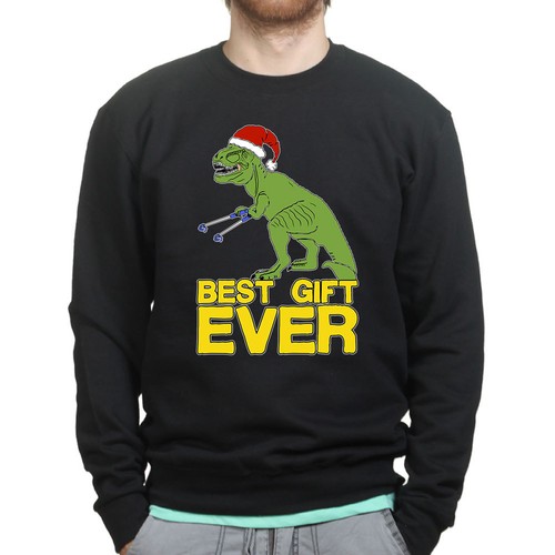 Rex gift santa - t-rex,