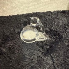 Figurine chat Baccarat chat