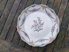 FAIENCE DE LA ROCHELLE XVIIIeS ANCIENNE AUTHENTIQUE CERAMIQUE DU 18eS BOUQUET 