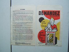 HERGE / TINTIN  SACHET PAPIER
