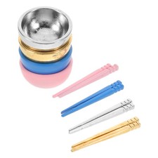  4 Set Mini Vaisselle Pour Maison De Poupée Accessoires Restaurant