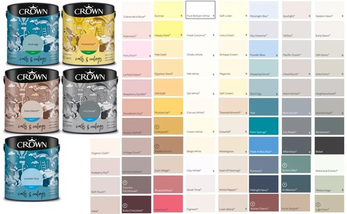 Crown peinture émulsion soie - peinture,