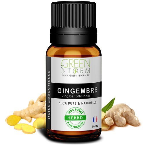 Huile essentielle gingembre - essentielle, de