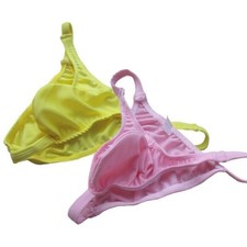 Slip à cordes sous-vêtements respirant T devant bikini Poche taille basse