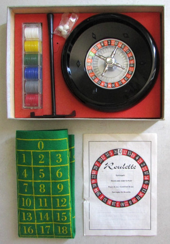 Ancien jeu roulette coffret - ancien,