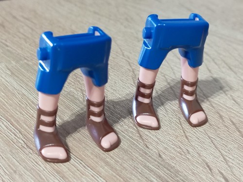Playmobil jambes bleues - jambes,
