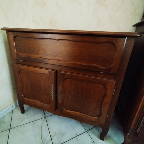Meuble hifi vintage bois - hifi,
