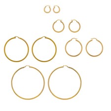 Boucles d'oreilles créoles à