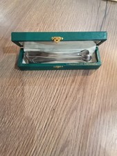 Pince A Sucre Christofle En Metal Argenté Avec Boite D'origine